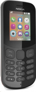 Nokia 130 (2017) Dual-Sim kártyafüggetlen mobiltelefon fekete + Domino Quick alapcsomag